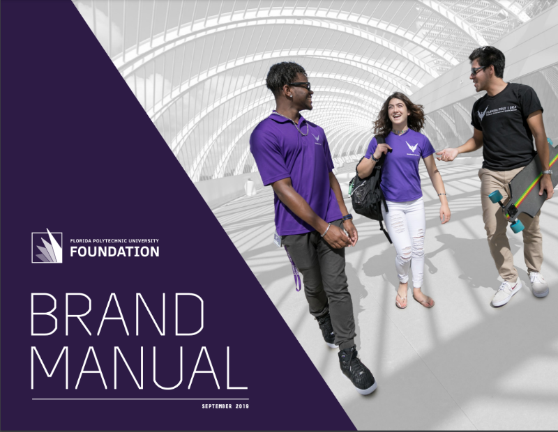 Cover of the brand manual.